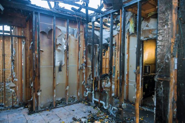 Professional Emergency Fire Cleanup technician working in Hampstead, MD